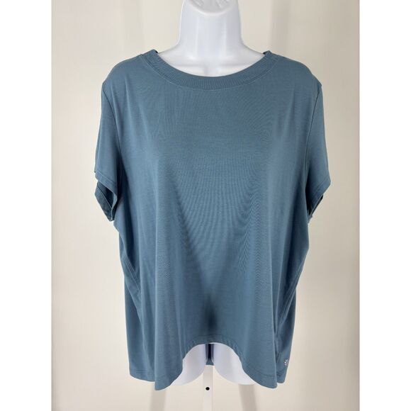 Athleta Tops - Women’s Blue Oversized Short Sleeve Tee XL Relaxed Casual Basic Top